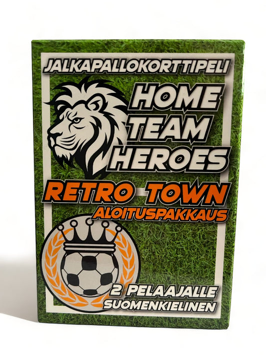 Home Team Heroes pelin Retro Town pakkaus joka sisältää jalkapallo futis keräilykortit 
